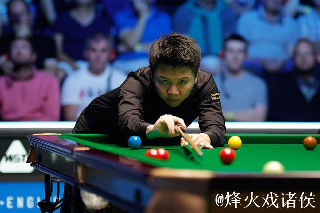 周跃龙4-2反超霍金斯 闯入斯诺克英格兰公开赛八强